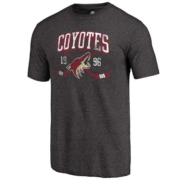 Arizona Coyotes Fanatics Branded Black Vintage Collection Line Shift Tri Blend T-Shirt,We sell and wholesale Arizona Coyotes Fanatics Branded Black Vintage Collection Line Shift Tri Blend T-Shirt on line form chian!
